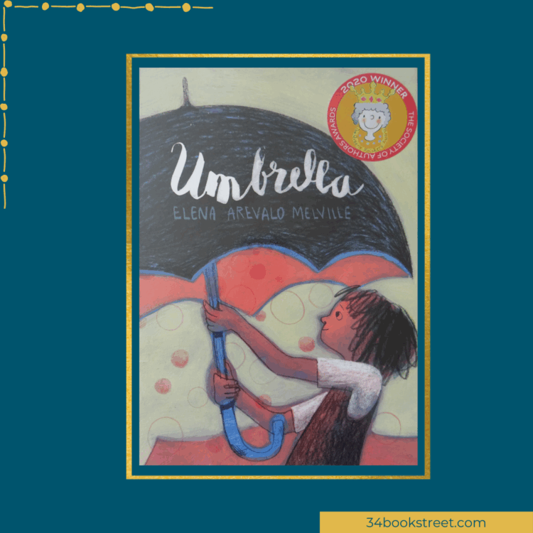 Umbrella book cover by Elena Arevalo Melville.