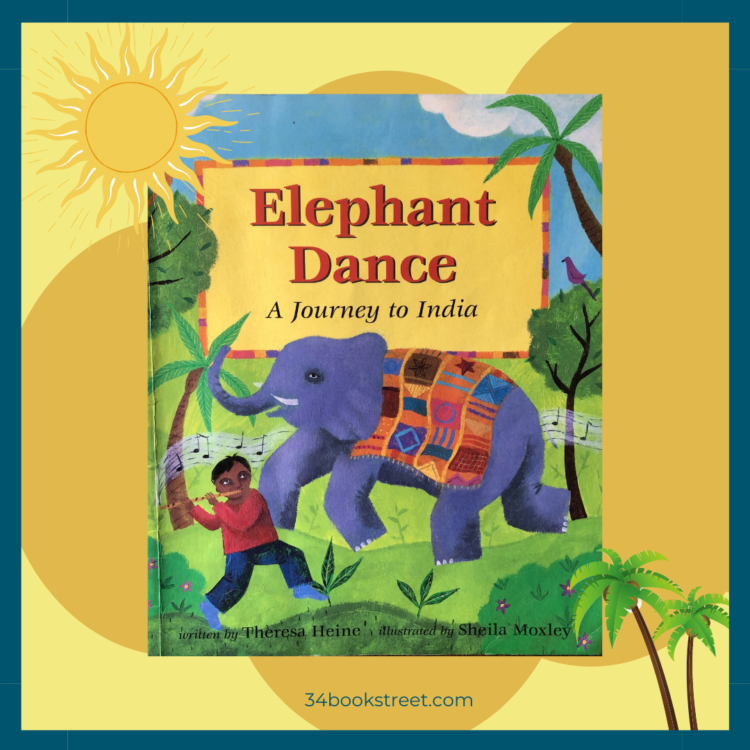 A captivating picture book review showcasing an elephant's enchanting dance on a journey through India.