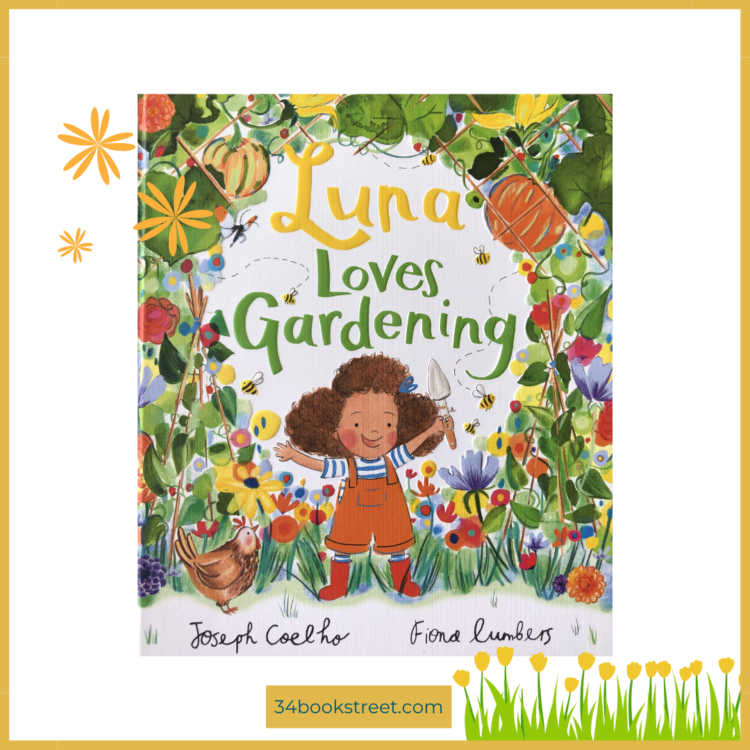 Luna Loves Gardening: A delightful picture book about Luna's passion for gardening. Beautifully illustrated! #BookReview