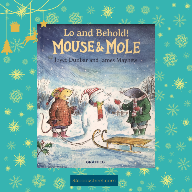 A charming illustration of a mouse and a mole, featured in a delightful picture book review.