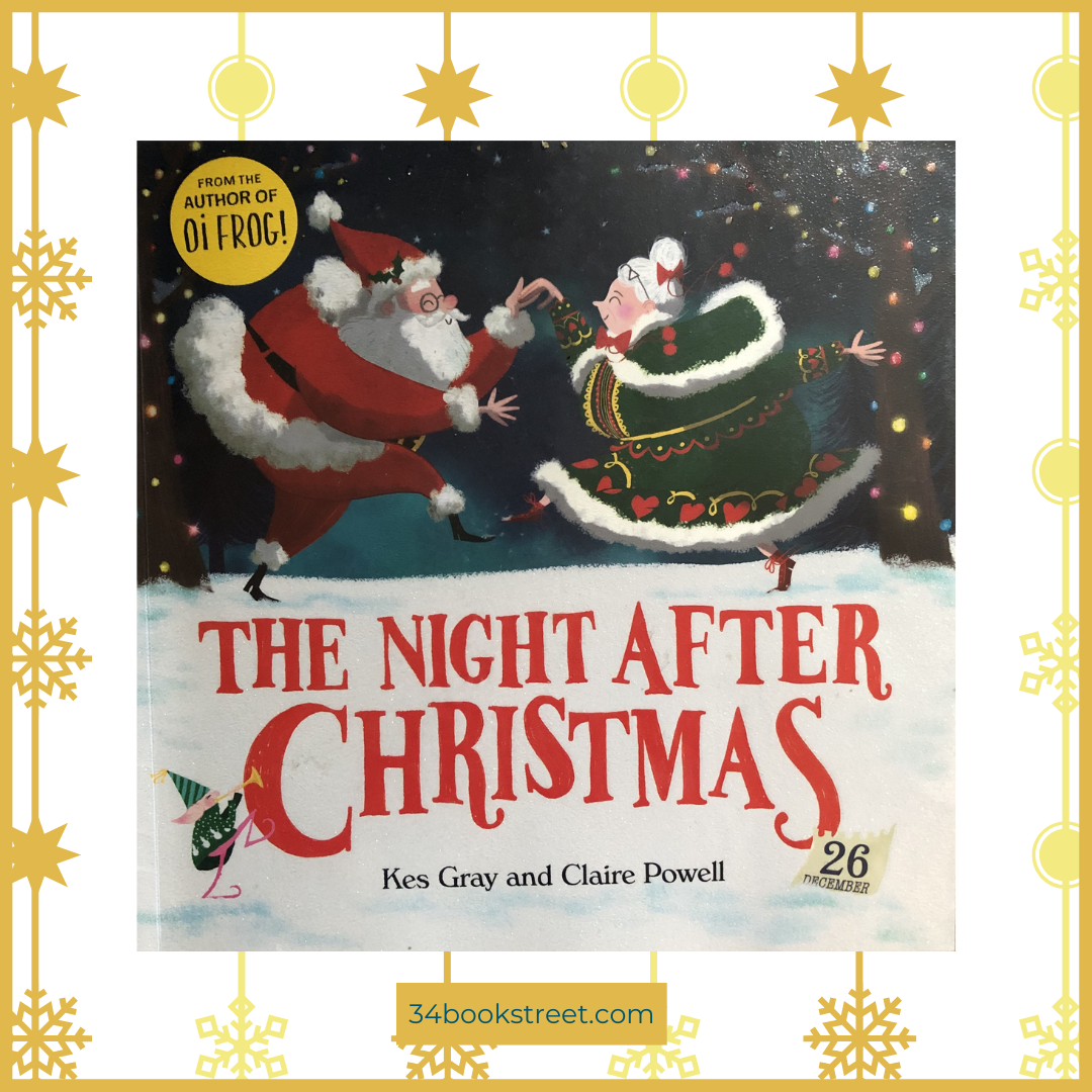 A review of "The Night After Christmas," showcasing Santa's Boxing Day celebration with family and elves, ideal for EYFS phonics.